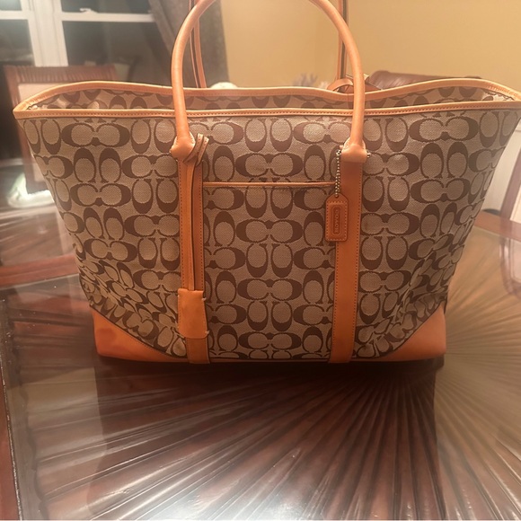 Coach Handbags - COACH Signature Boston Bag Travel Luggage